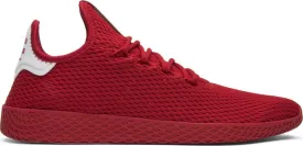 Adidas Pharrell x Tennis Hu 'Scarlet Red' Sneakers, Red