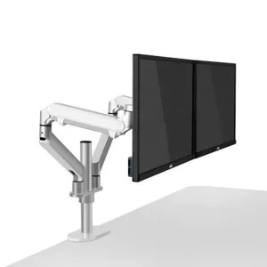 Aluminum 360 Dual Lcd Monitor w/Clamp