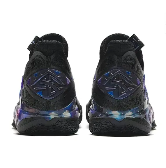 ANTA Shock Wave 5 'Dark Matter' sneakers, black