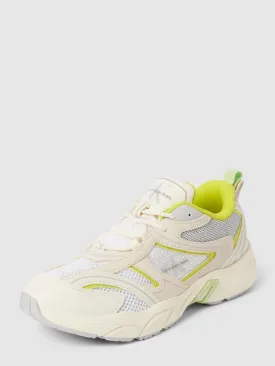 Chunky sneakers with label, RETRO TENNIS Calvin Klein Jeans, yellow