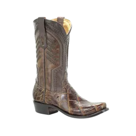 Corral Men's Jeremiah Alligator Whiskey Honey Boots