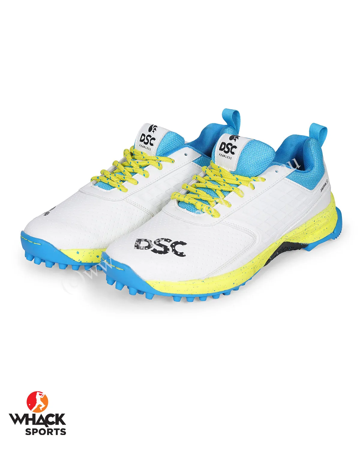 DSC Jaffa 22 - Rubber Cricket Shoes - Lime