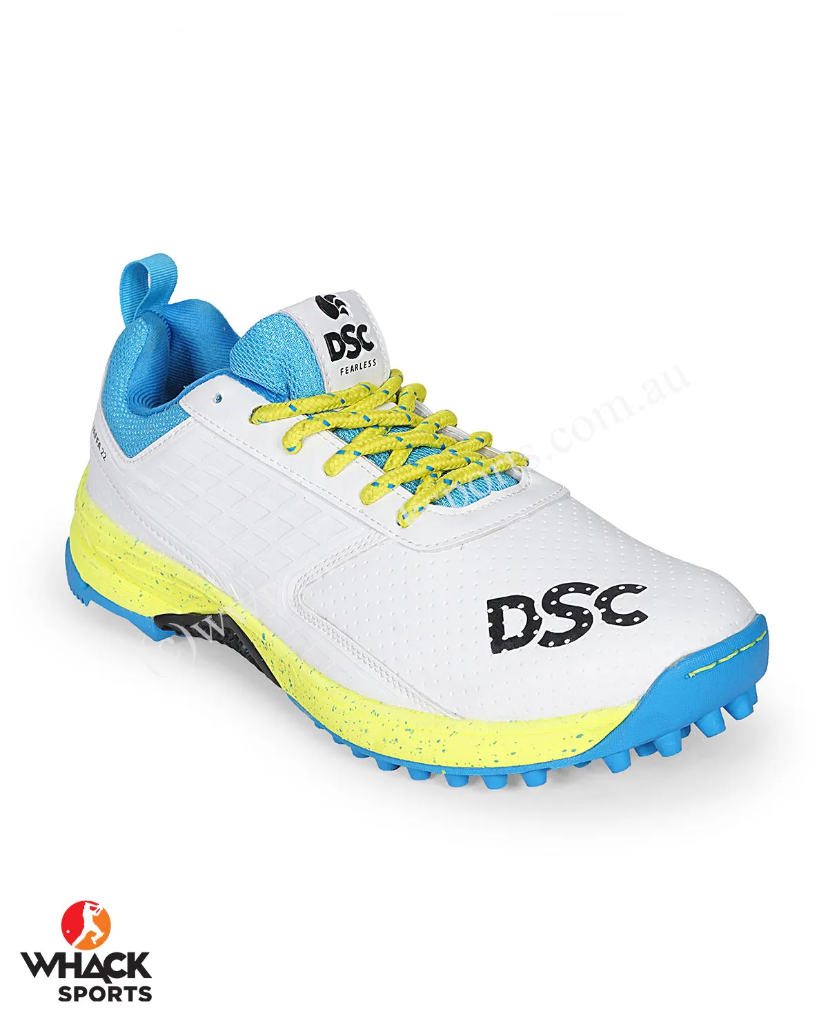 DSC Jaffa 22 - Rubber Cricket Shoes - Lime