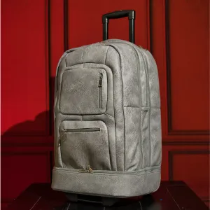 Grey Tumbled Leather Roller Bag (Only 200 Made)