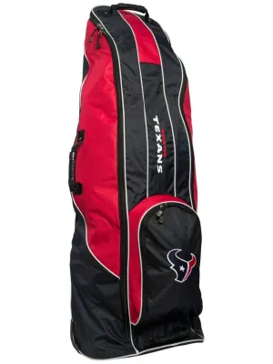 Houston Texans Team Golf Navy Golf Clubs Wheeled Luggage Travel Bag