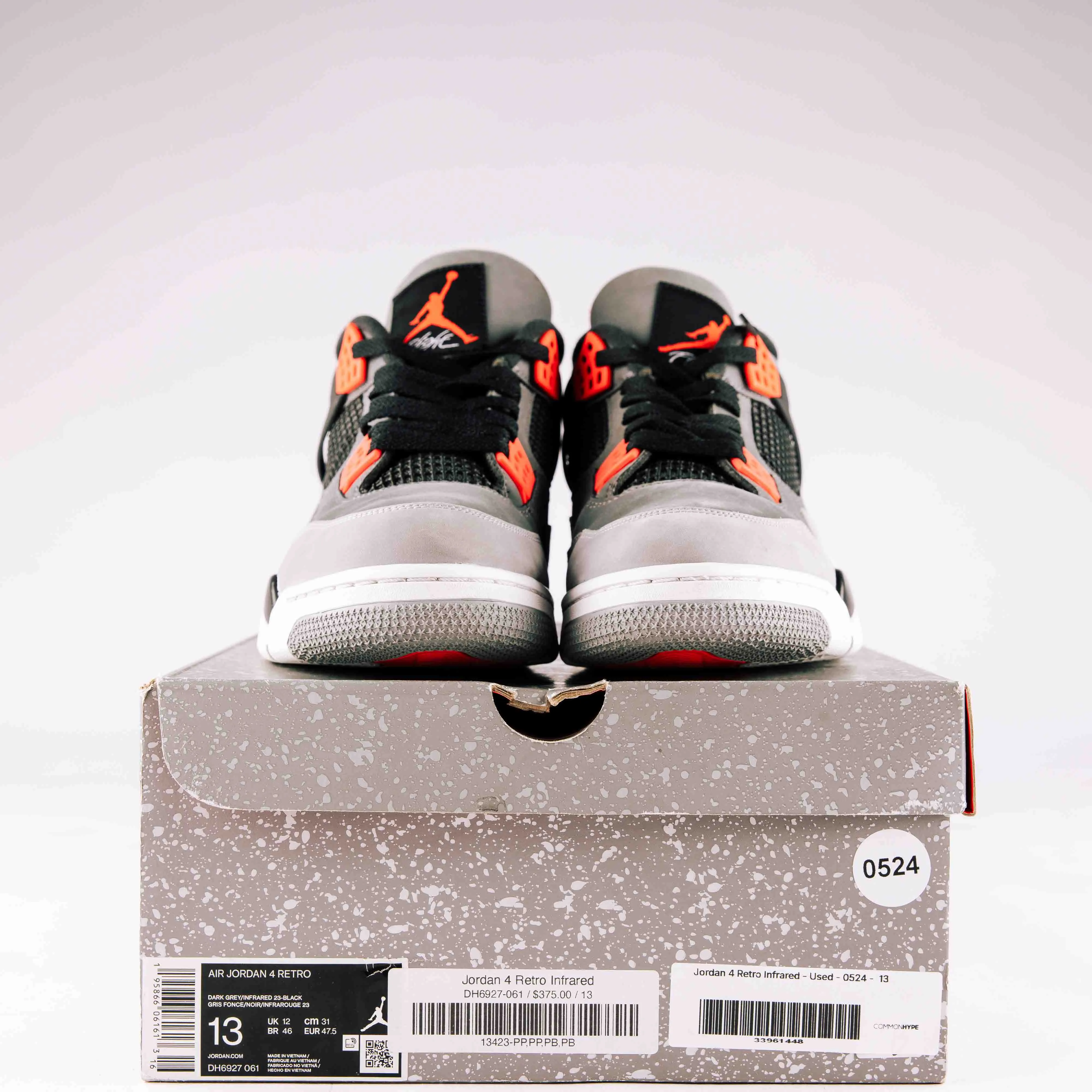 Jordan 4 Retro Infrared - Used - 0524