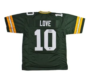 Jordan Love Signed Green Bay Packers Custom Green Jersey