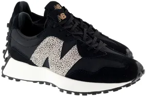 New Balance Trainers Womens 327 Animal Print Black Sea Salt