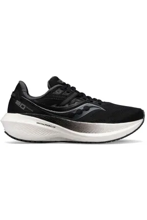 Saucony Triumph 20 Womens Running Shoes - Black/White