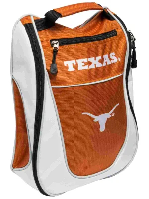 Texas Longhorns Team Golf Orange White Zippered Carry-On Golf Shoes Travel Bag